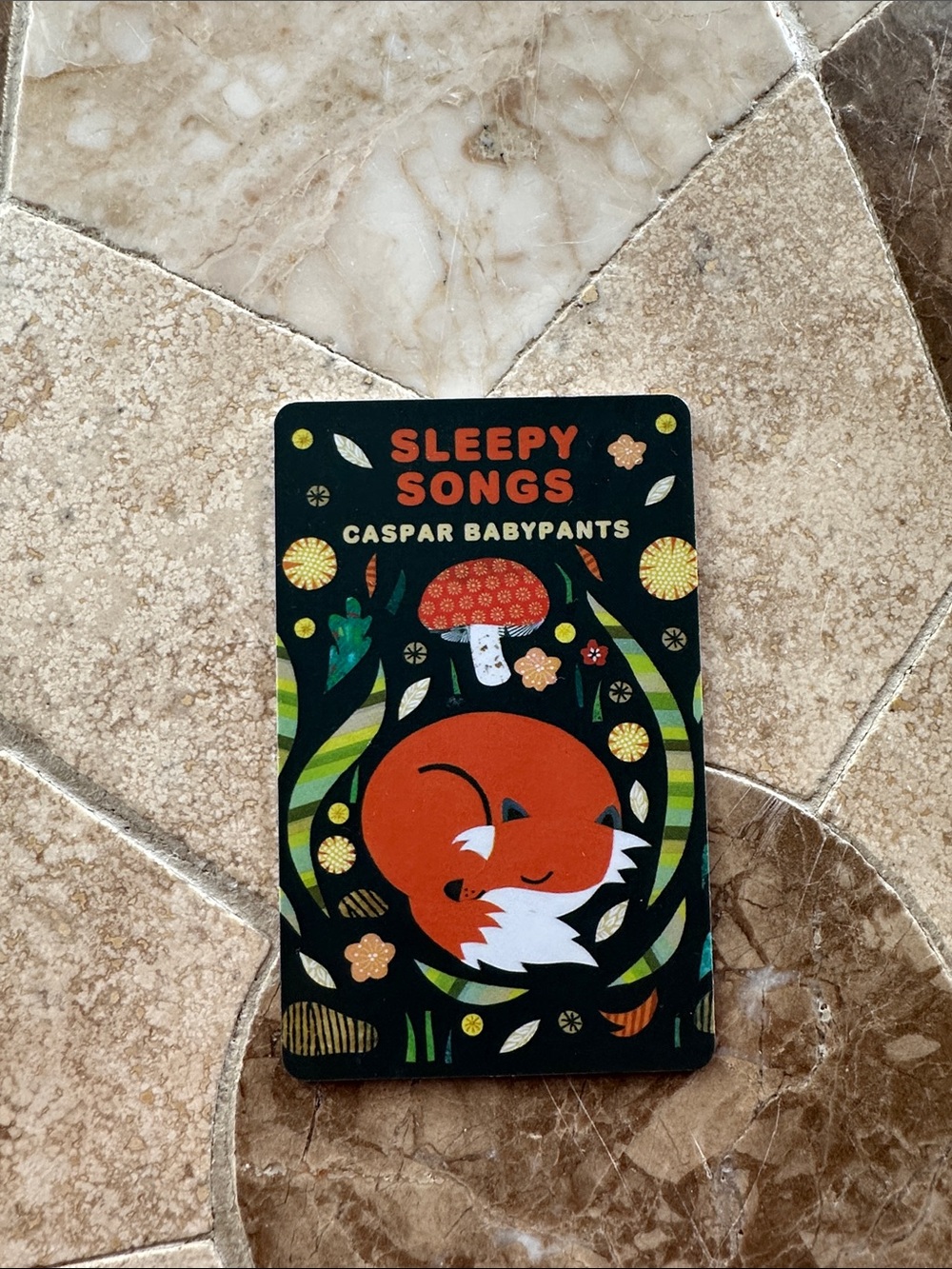 Sleepy Songs Caspar Babypants Kids Toy Book - Red/Orange Fox